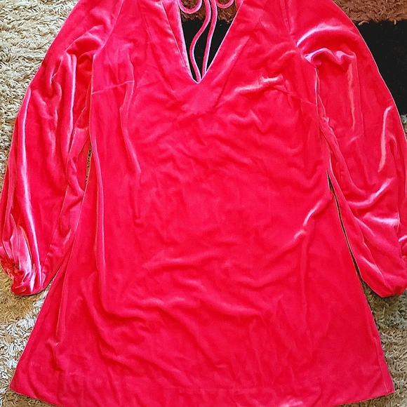 ****SOLD****     Free People Velvet Dress - Picture 2 of 9